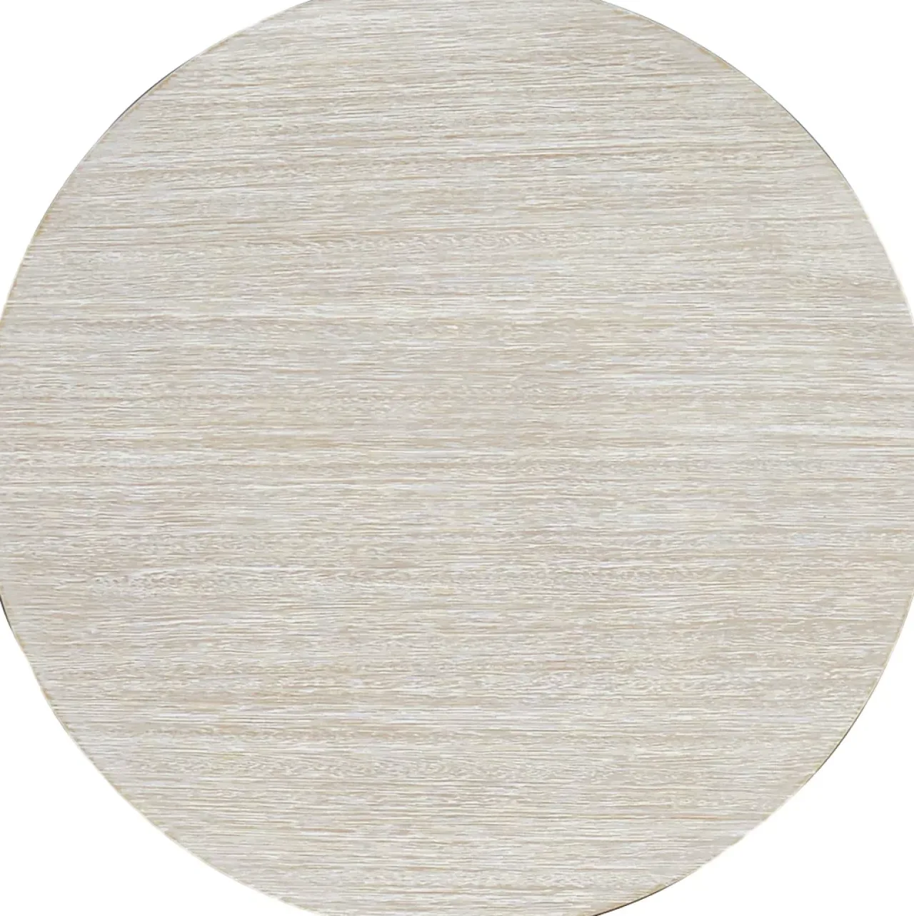 Havertys Ginny Accent Table White Washed New