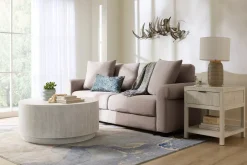 Havertys Ginny Coffee Table White Washed Clearance