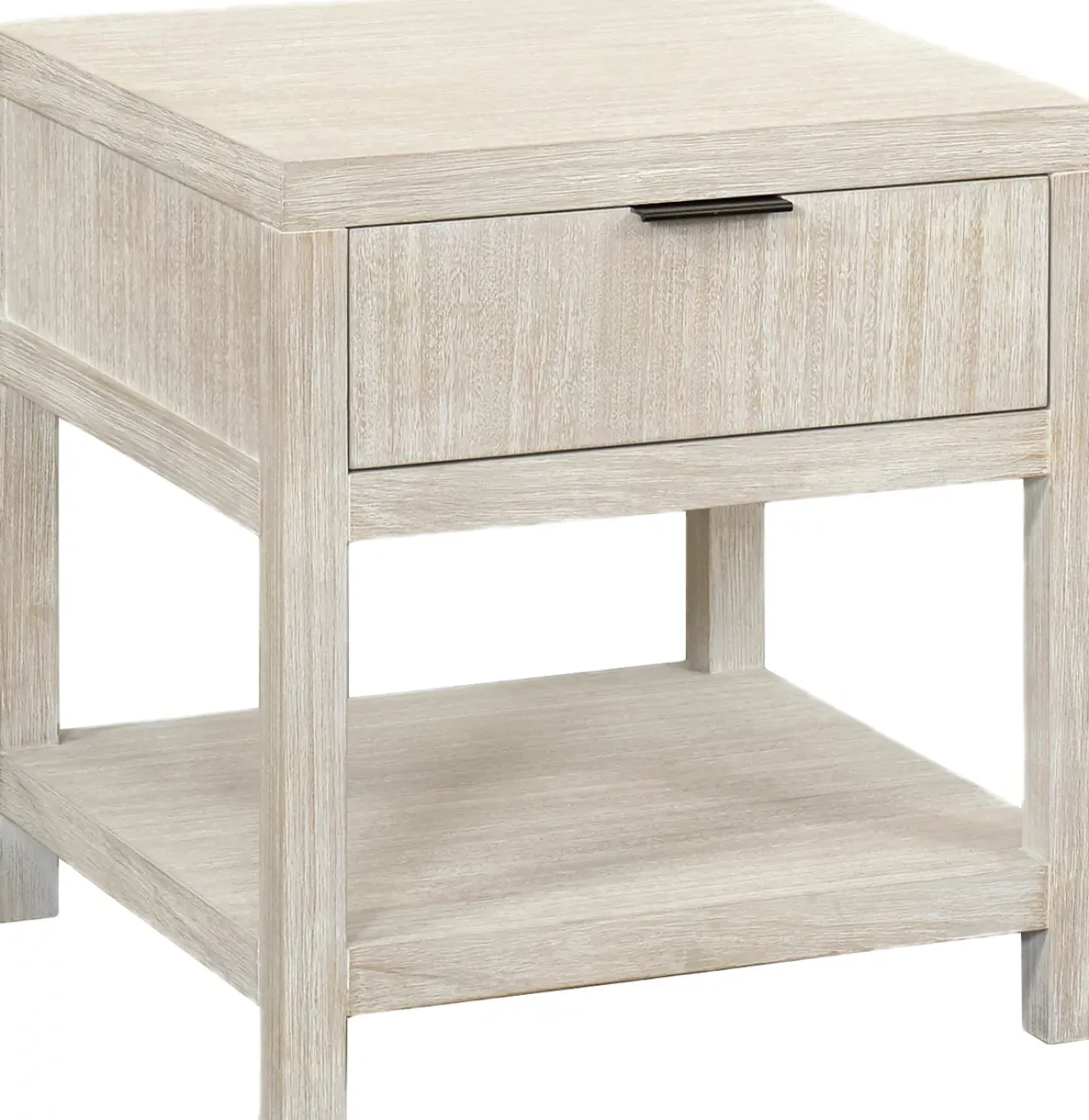 Havertys Ginny End Table White Washed Clearance