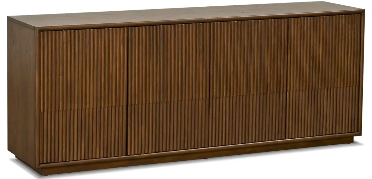 Havertys Graham Entertainment Console Brown New