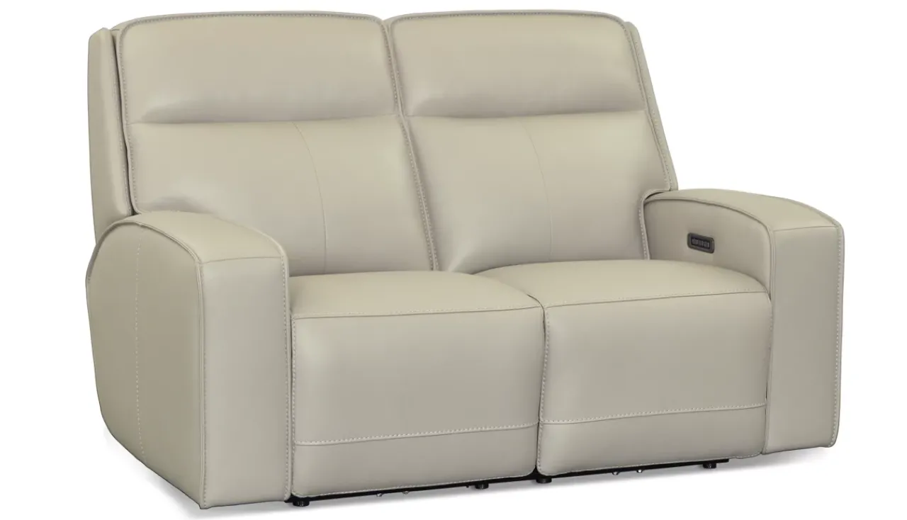 Havertys Haley Power Loveseat New