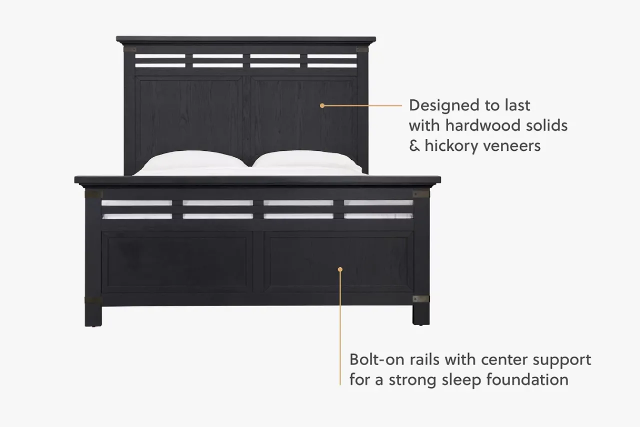 Havertys Hamilton Panel Bed