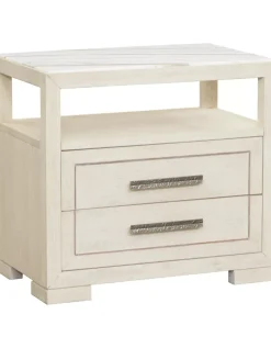 Havertys Hampton Marble Top Nightstand Online