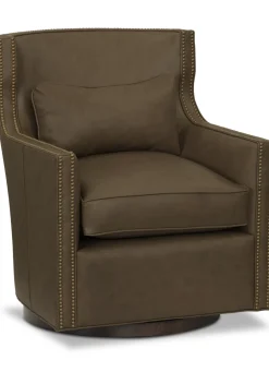 Havertys Harlow Wingback Swivel Chair Best