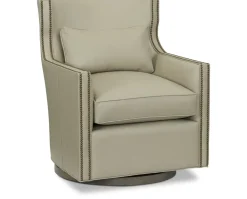 Havertys Harlow Wingback Swivel Chair Best
