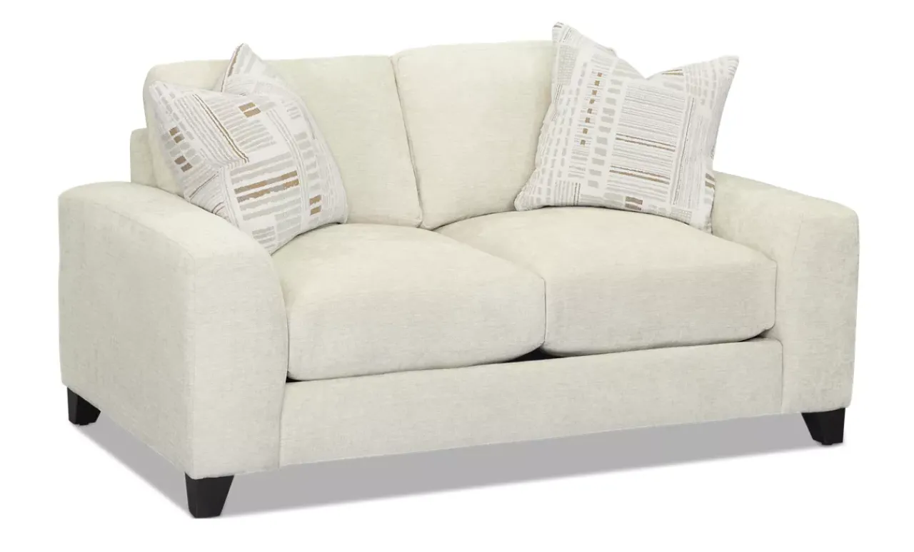 Havertys Harmony Loveseat Montera Whitesand Online