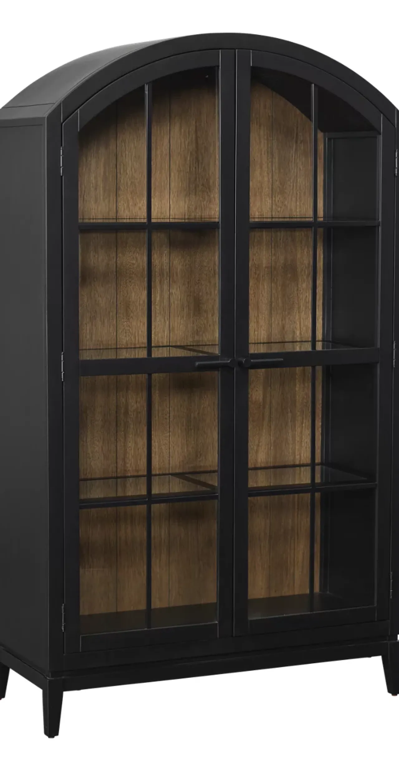 Havertys Harrow Arched Display Cabinet Discount