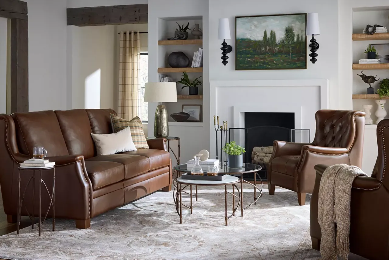Havertys Hattie Accent Chair Berrington Chocolate Sale
