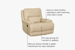 Havertys Haven Glider Recliner Outlet