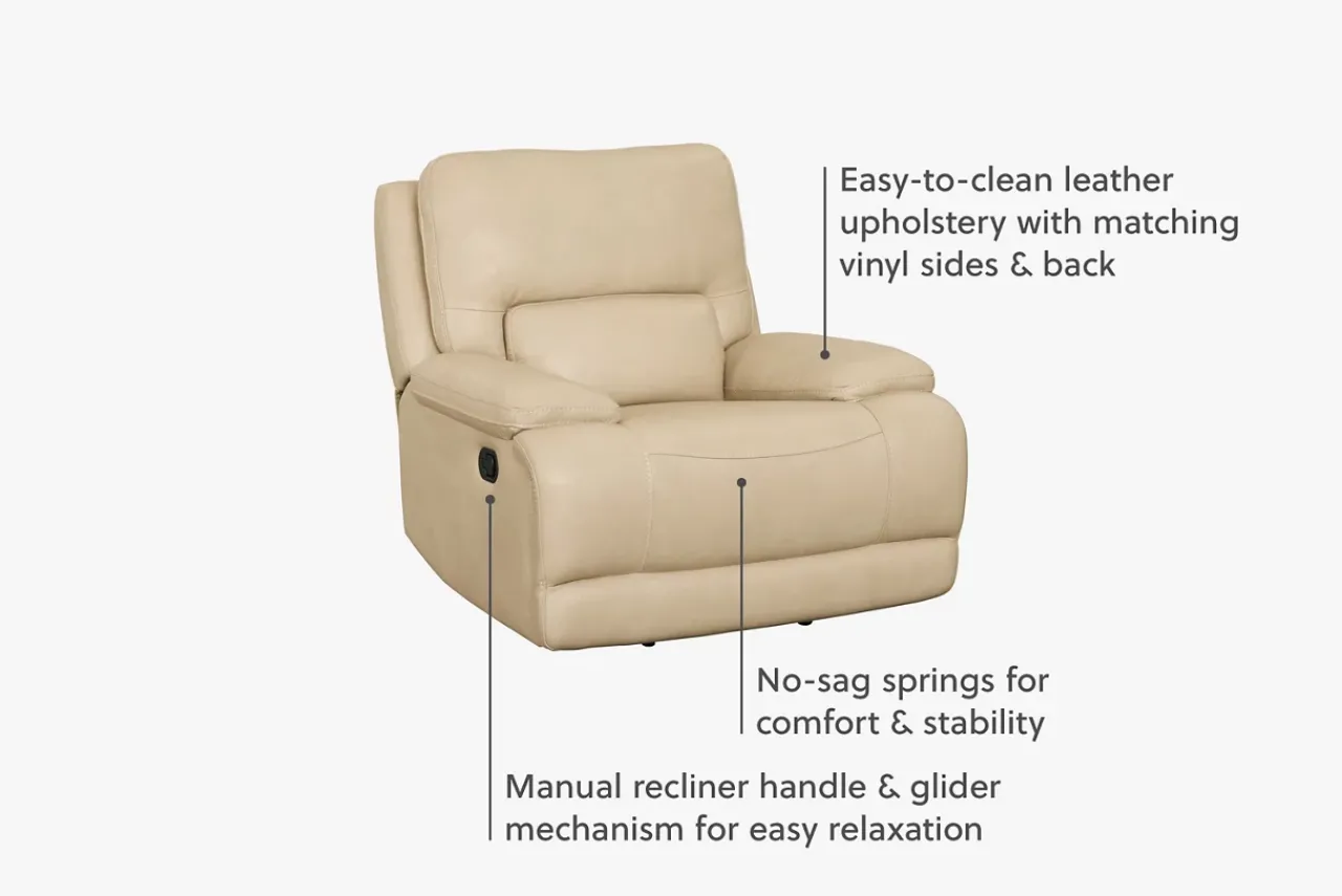 Havertys Haven Glider Recliner Outlet
