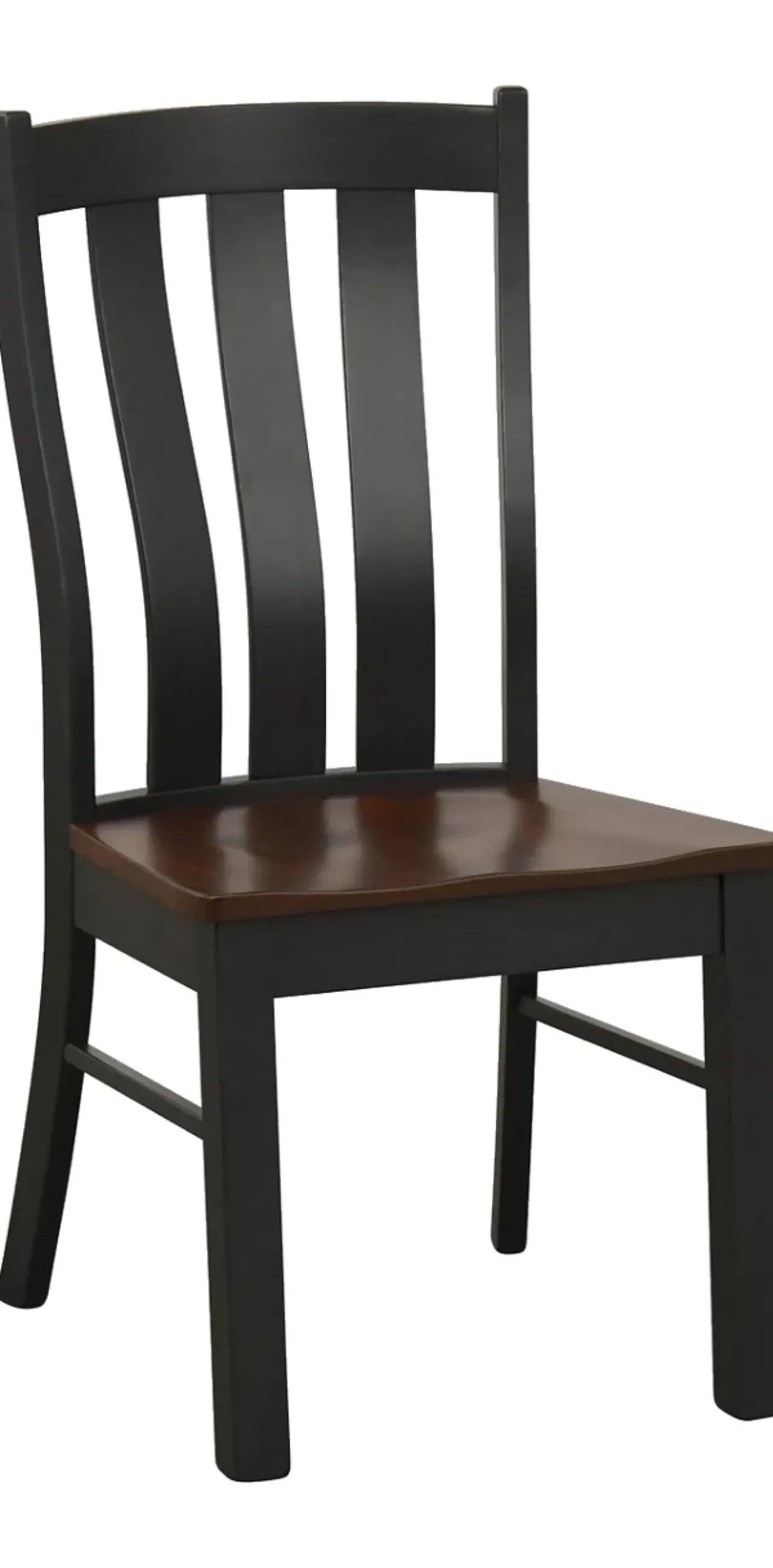 Havertys Jamestown Slat Back Chair Auburn Onyx