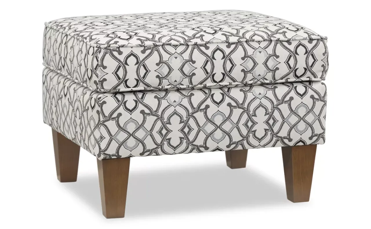 Havertys Katrina Accent Ottoman Keith Char Clearance