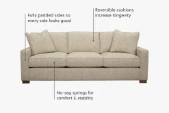 Havertys Katrina Sofa - 3 Seat Discount