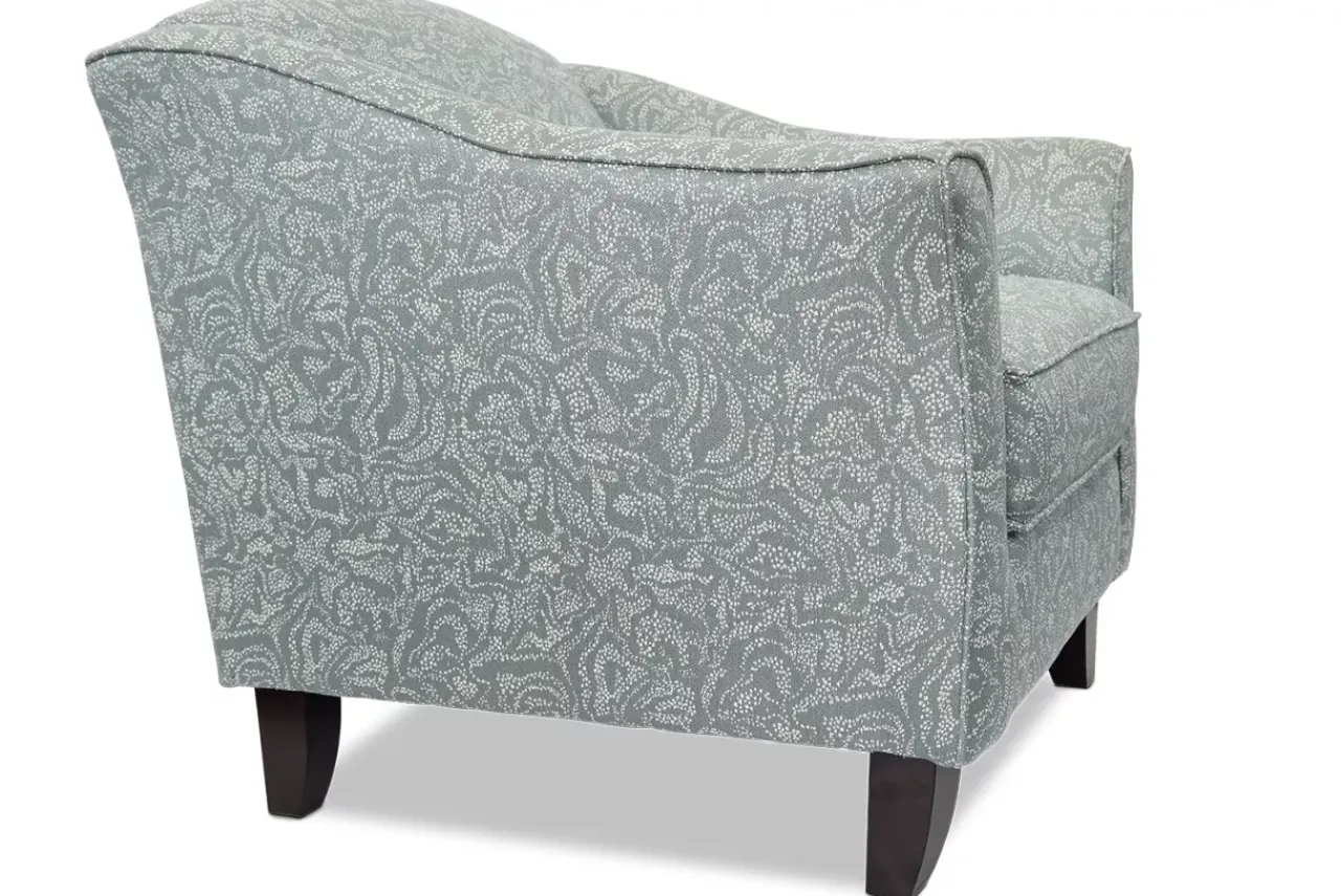 Havertys Keaton Accent Chair Twiddle Powder Sale