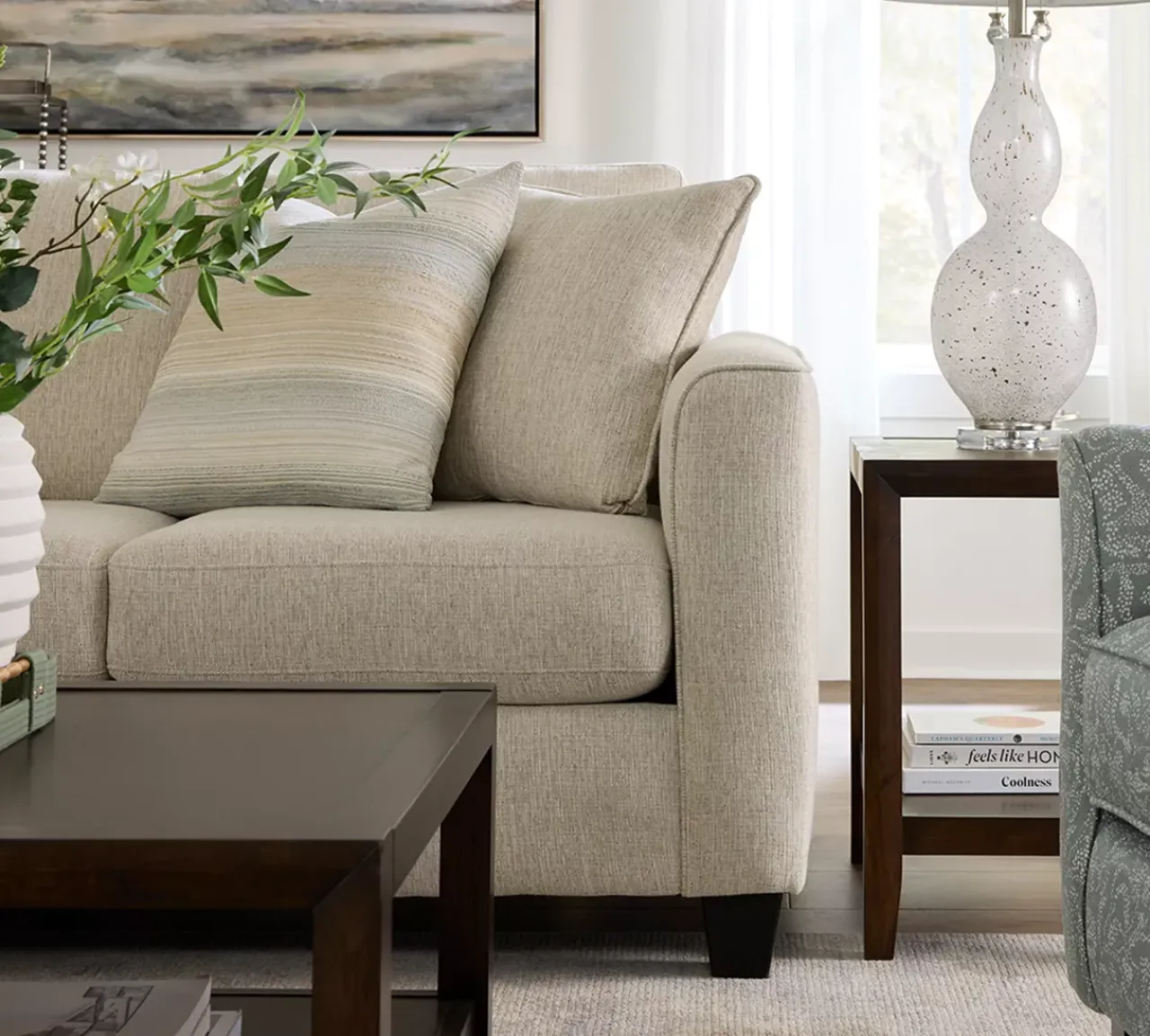 Havertys Keaton Sofa Laredo Stone Clearance