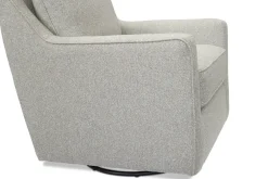 Havertys Keaton Swivel Glider Curly Q Sky Best