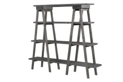 Havertys Kendall Bookcase Weathered Charcoal New