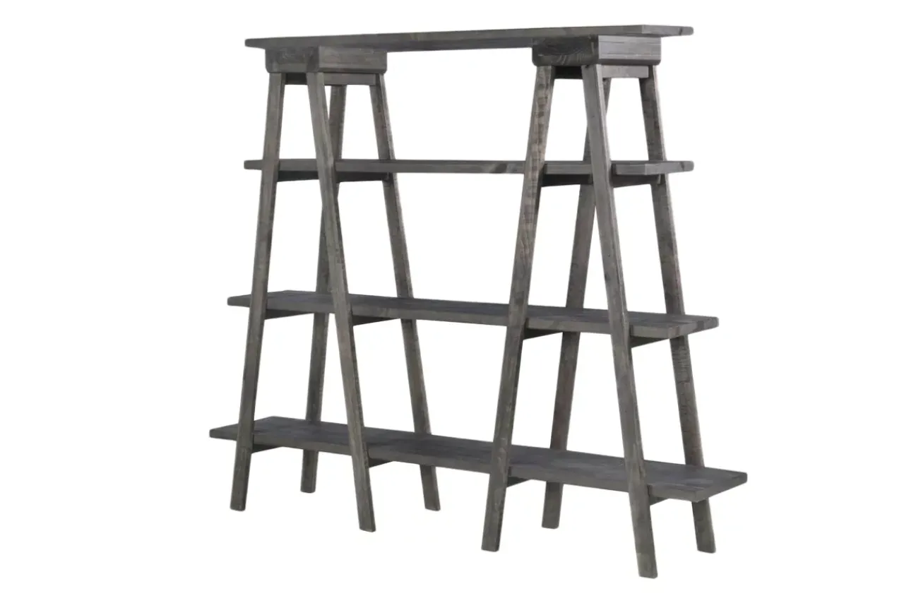 Havertys Kendall Bookcase Weathered Charcoal New