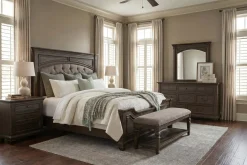 Havertys Laurel Canyon Upholstered Bed Hot