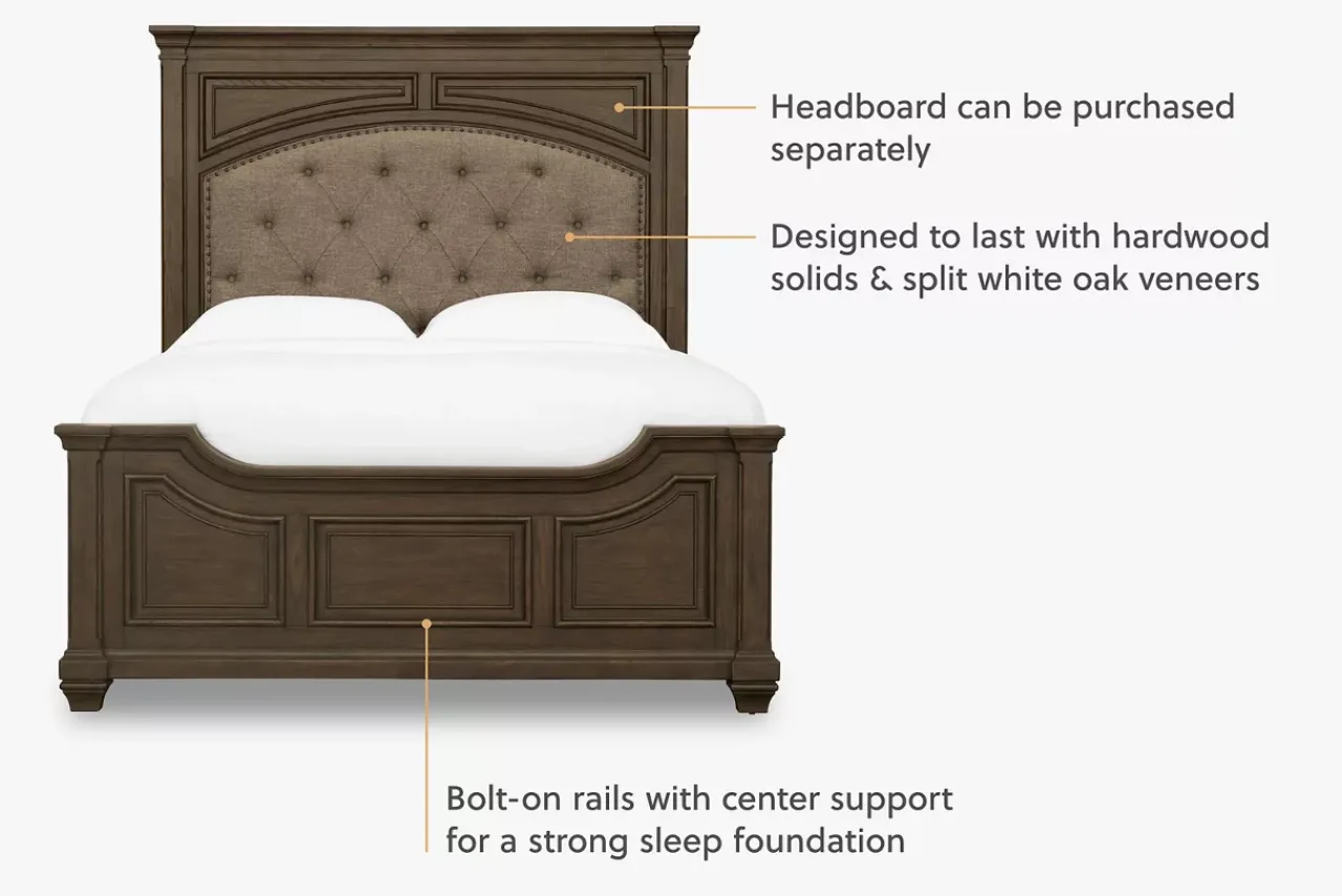 Havertys Laurel Canyon Upholstered Bed Hot