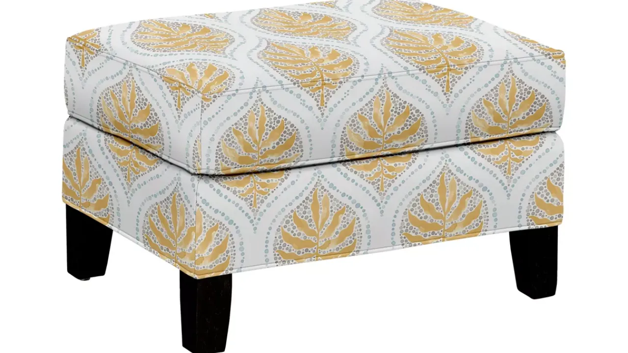 Havertys Lillian Accent Ottoman Discount