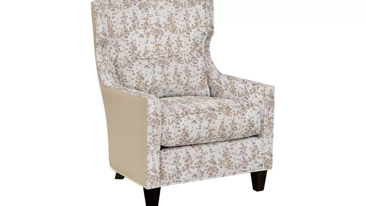 Havertys Lillian Wingback Accent Chair Hot