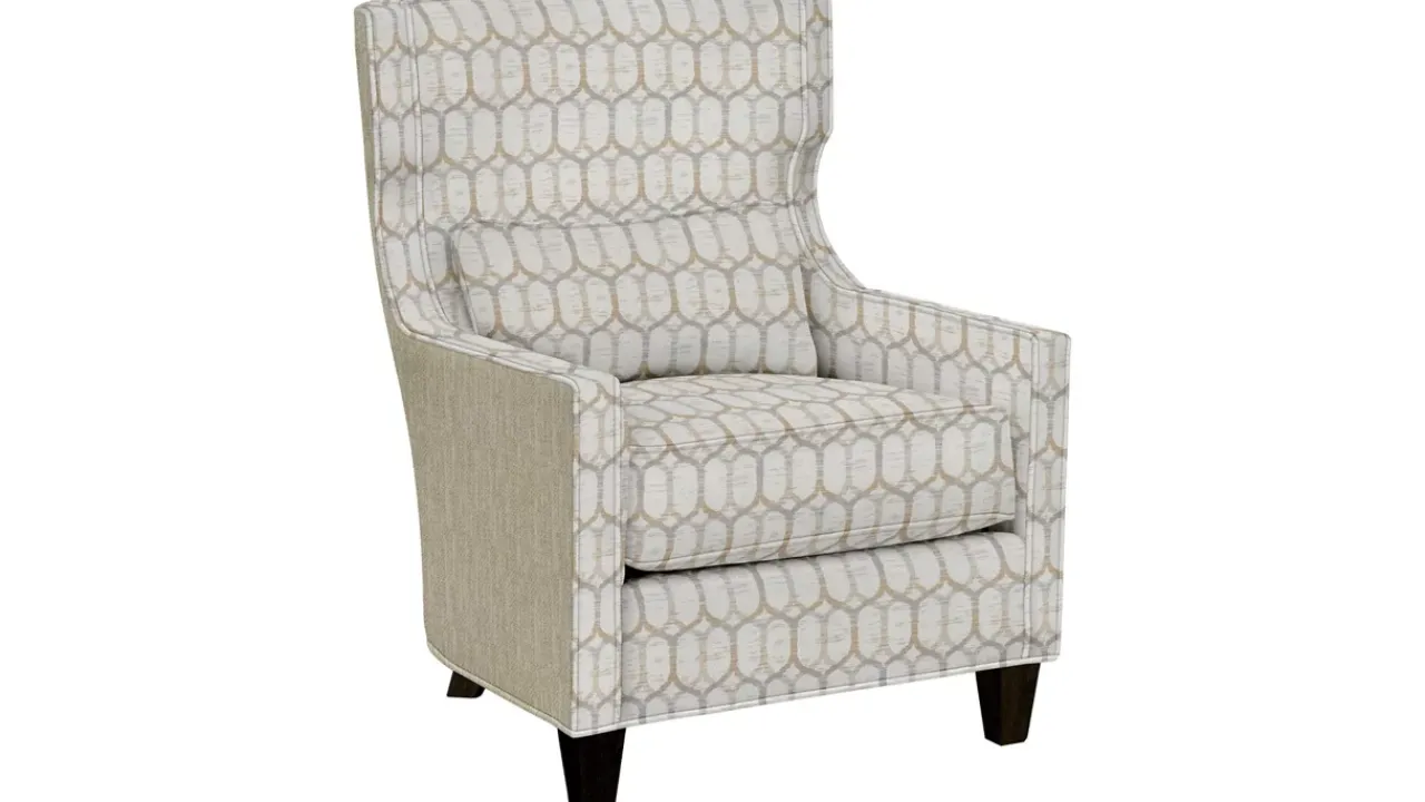 Havertys Lillian Wingback Accent Chair Hot