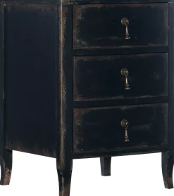 Havertys Lucy Accent Chest Distressed Black Outlet