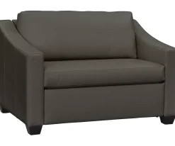 Havertys Luna Leather Sleeper Hot