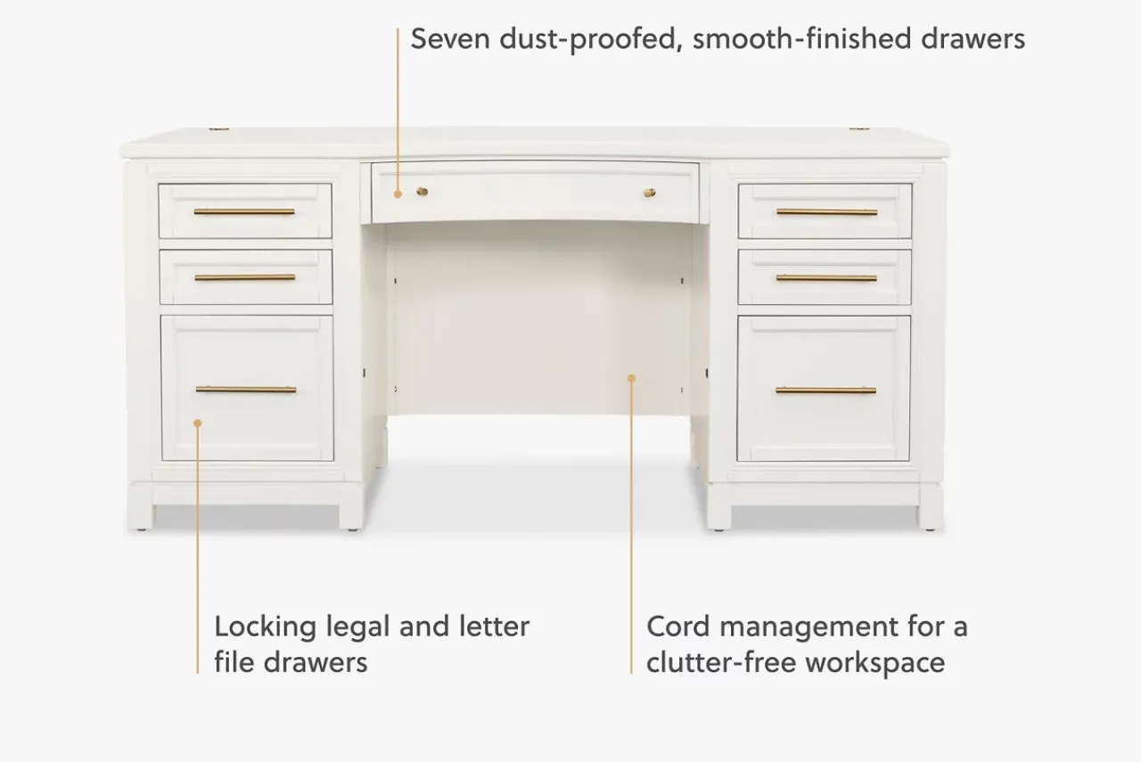 Havertys Mabry Executive Desk Outlet