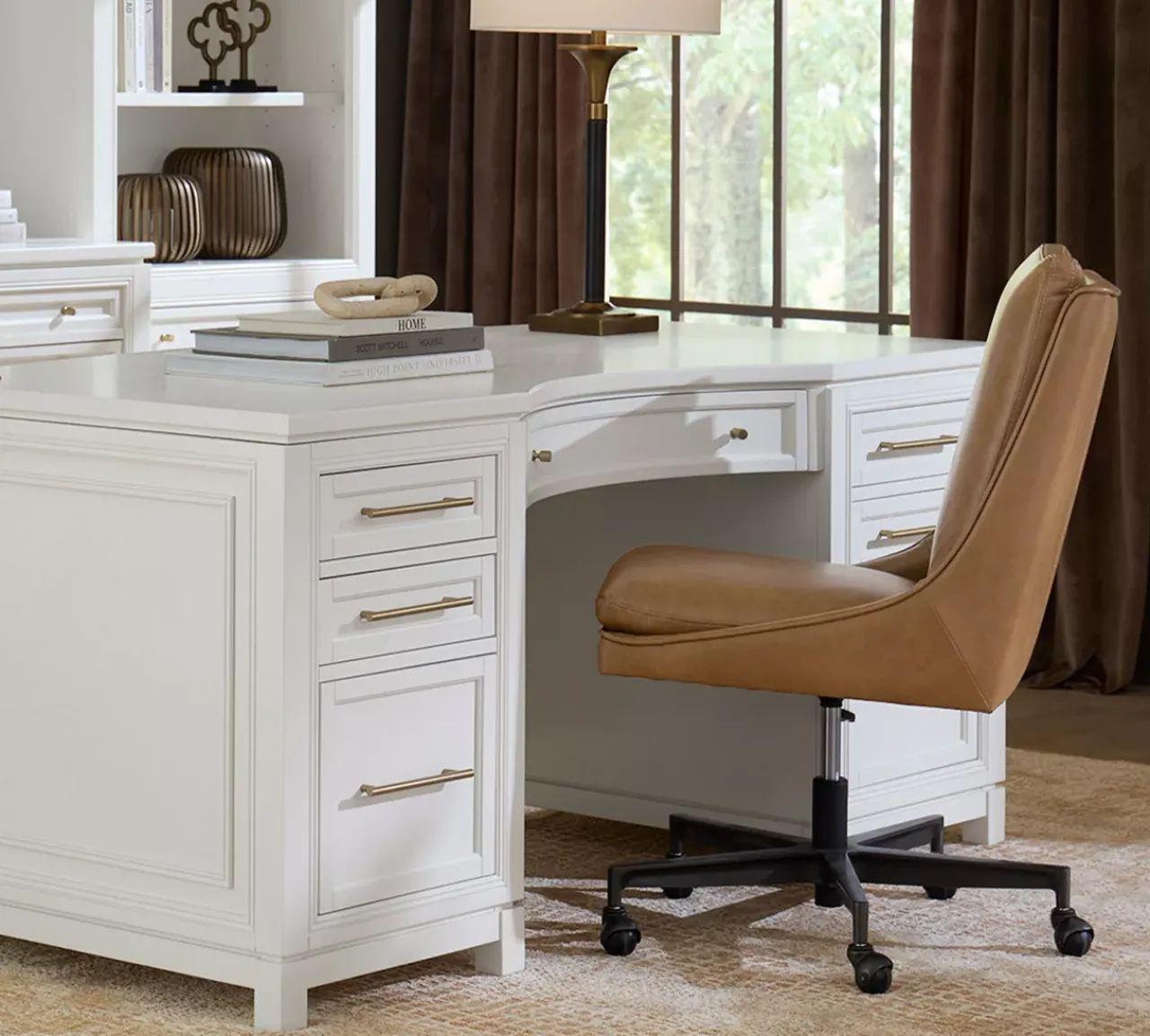 Havertys Mabry Executive Desk Outlet