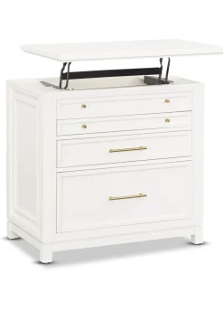 Havertys Mabry Lift Top File Cabinet Sale