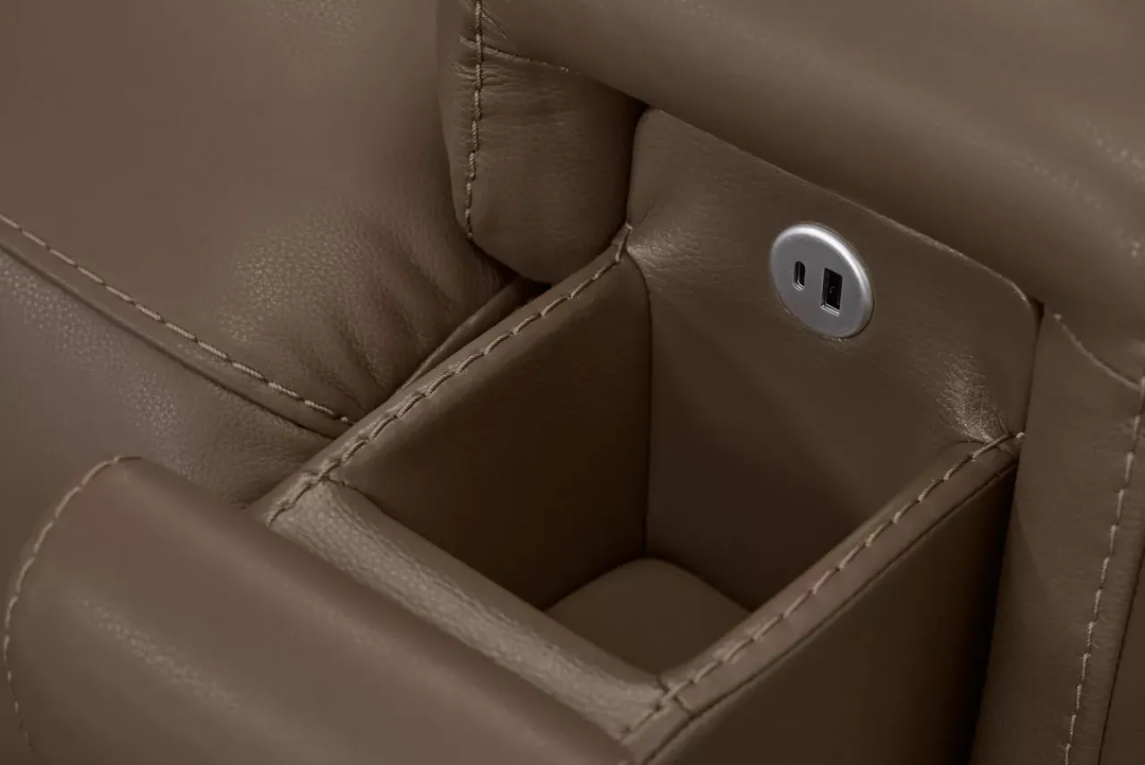 Havertys Maddox Power Recliner Caesar Grey