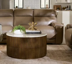 Havertys Maddox Power Sofa Caesar Grey