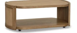 Havertys Malta Coffee Table Brown Discount