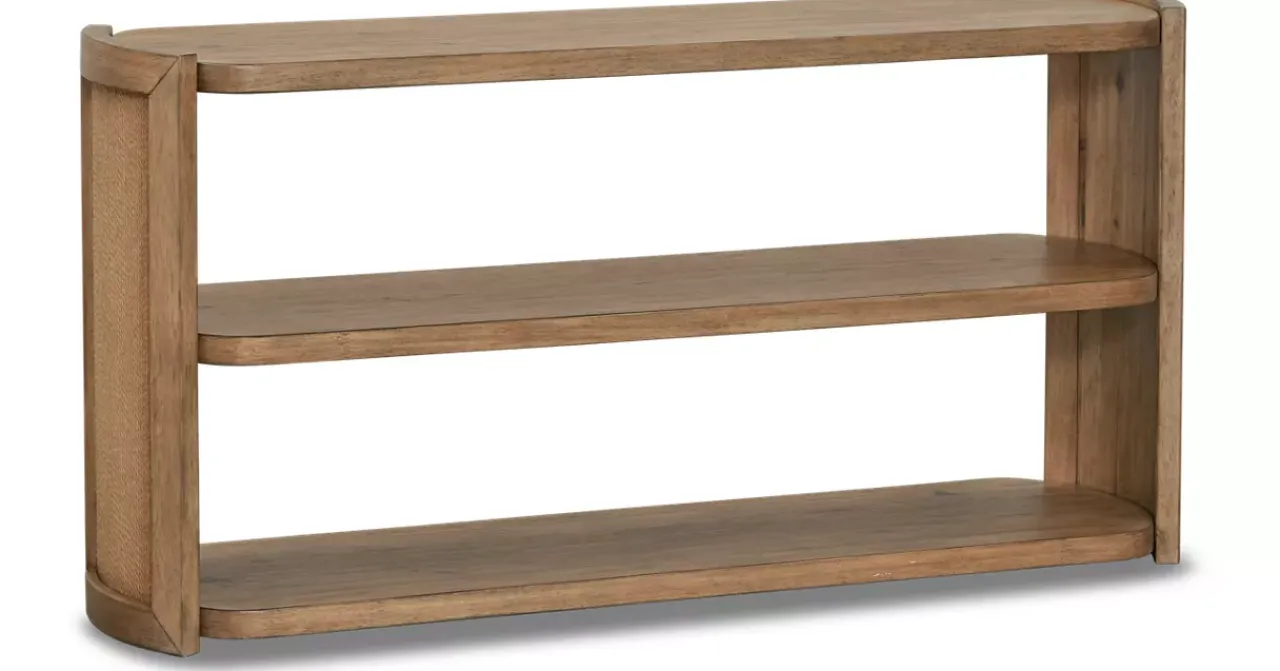 Havertys Malta Sofa Table Brown Sale