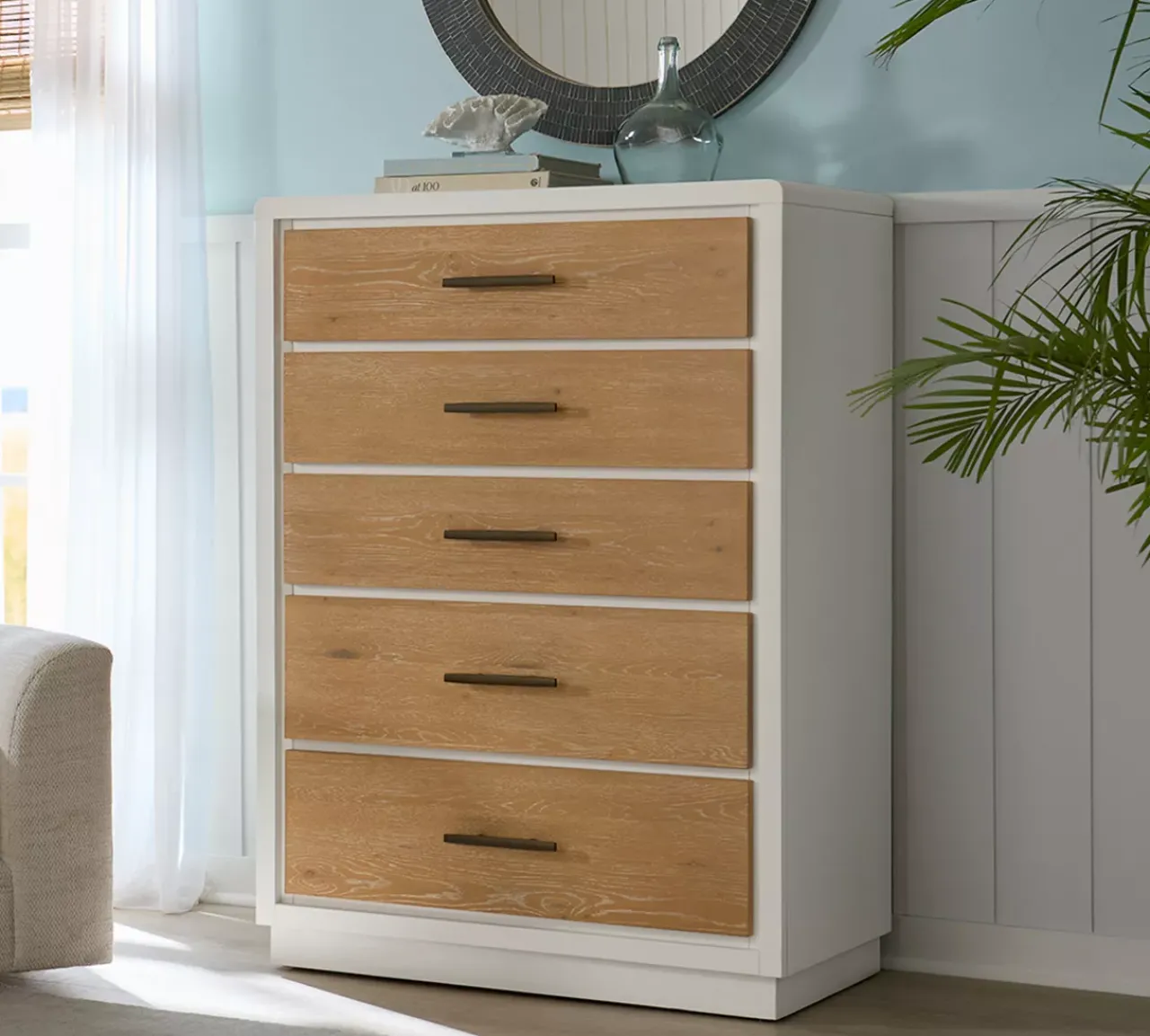 Havertys Marco Chest Washed Oak Hot