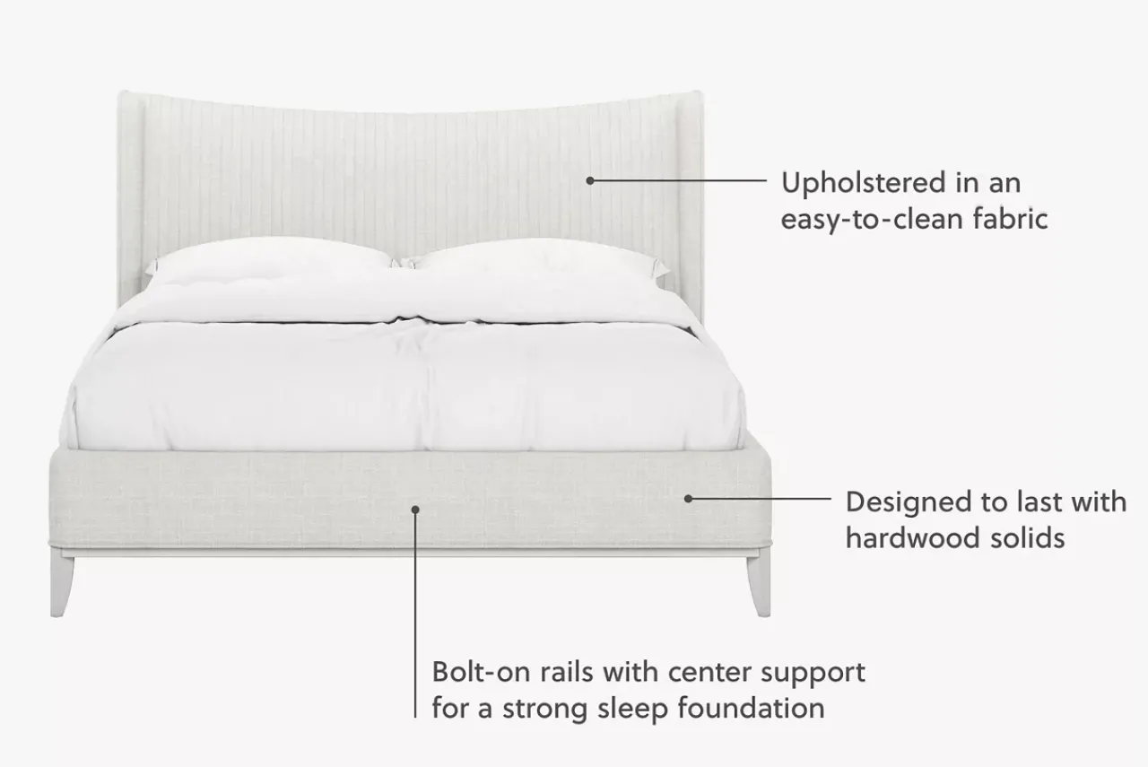 Havertys Marilyn Upholstered Bed Hot