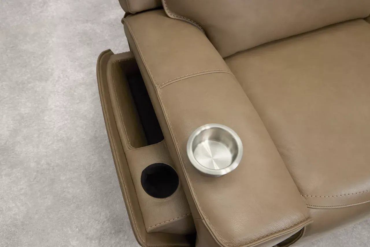 Havertys Micah Power Loveseat with Console