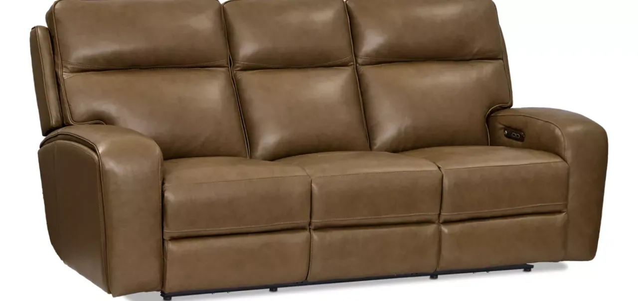 Havertys Milton Power Sofa Saddle Online