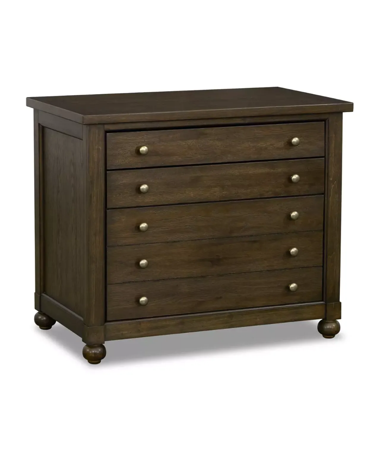 Havertys Montgomery File Cabinet Dark Brown Best
