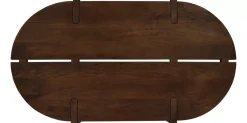Havertys Morris Coffee Table Dark Umber Outlet