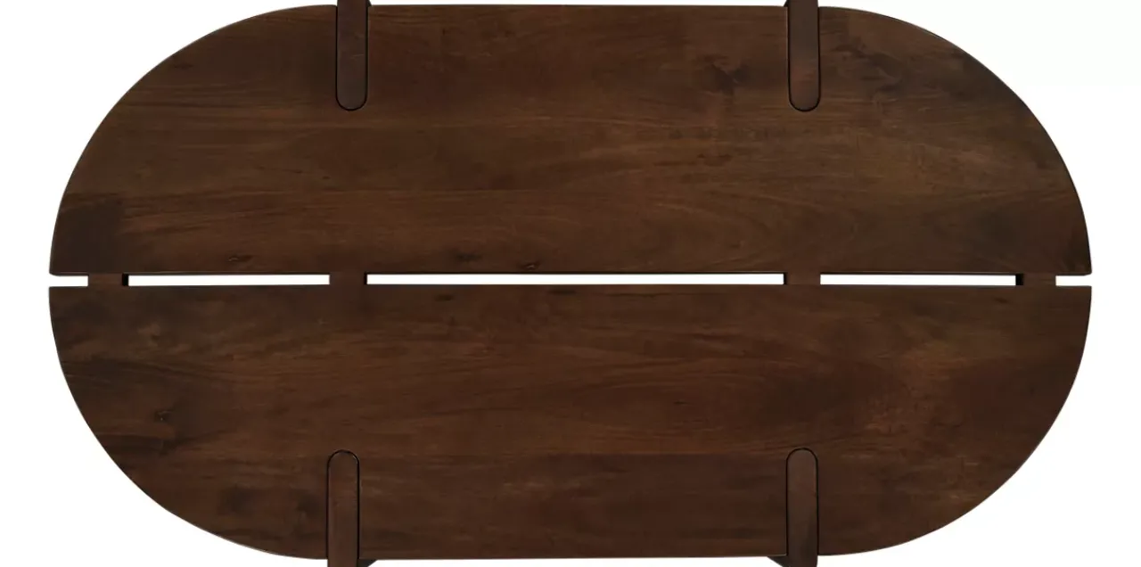 Havertys Morris Coffee Table Dark Umber Outlet