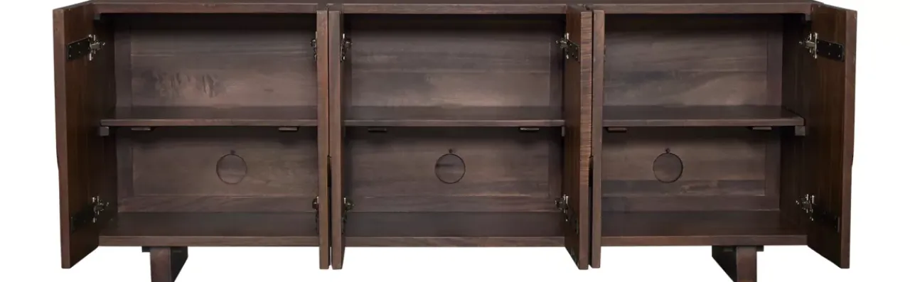 Havertys Morris Entertainment Console Dark Umber Hot
