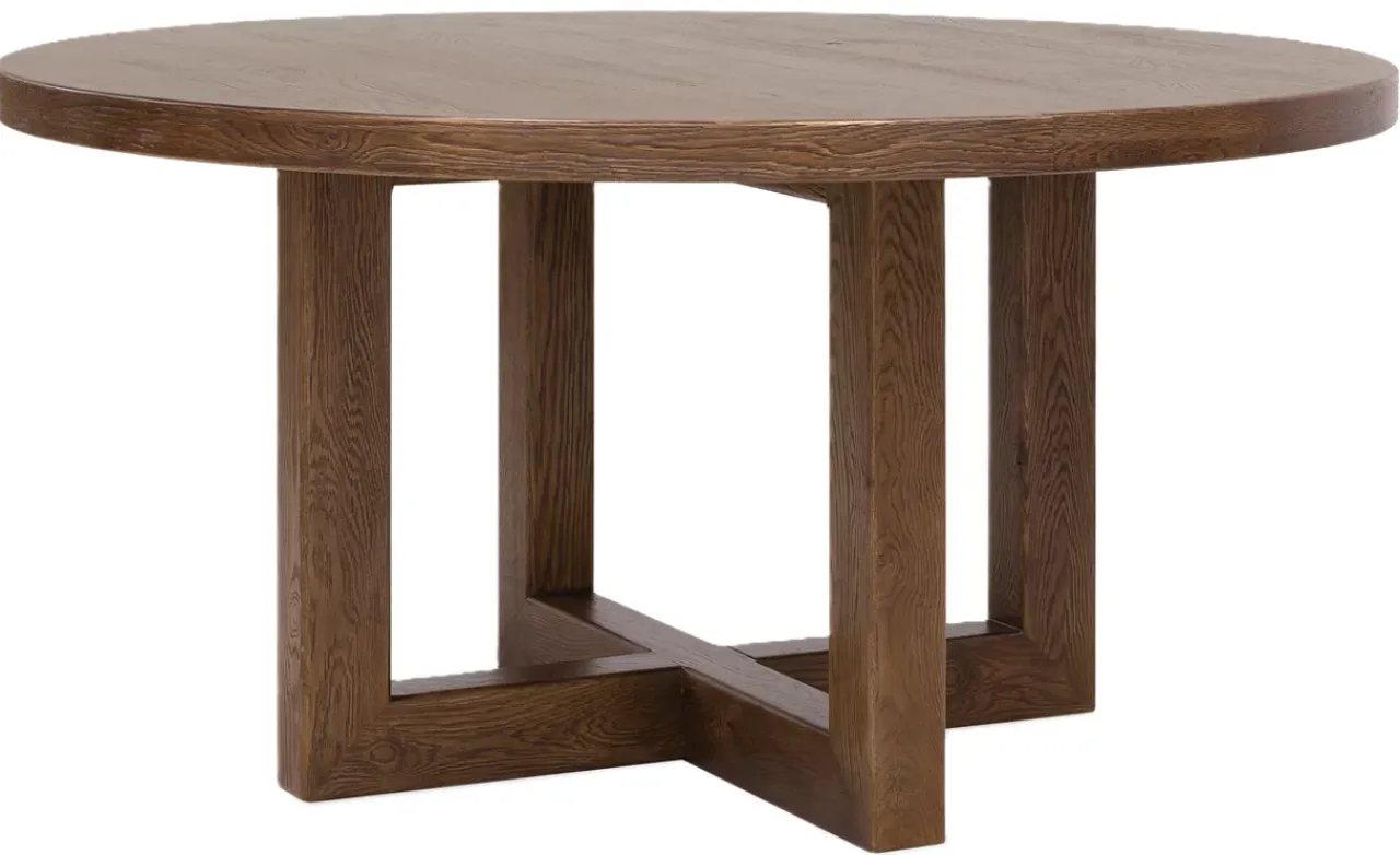 Havertys Mulholland Round Dining Table New