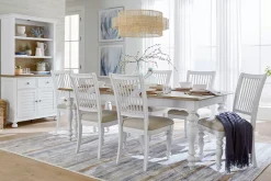 Havertys Nantucket China Cabinet Brown and White Best