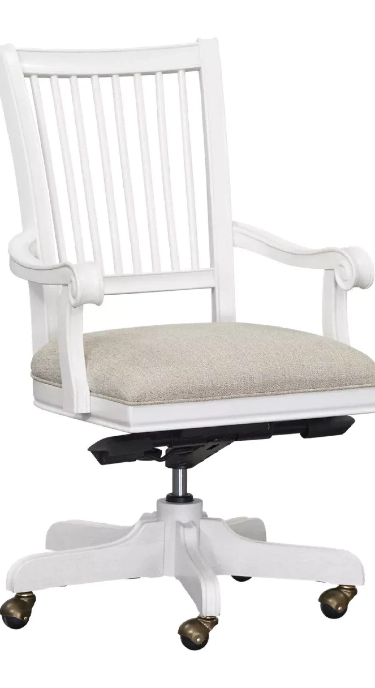 Havertys Nantucket Office Chair White Sale