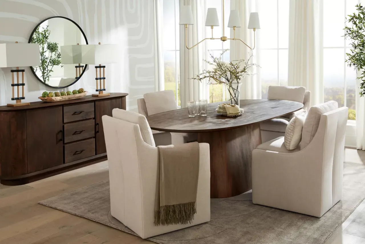 Havertys Nolan Dining Armchair Discount