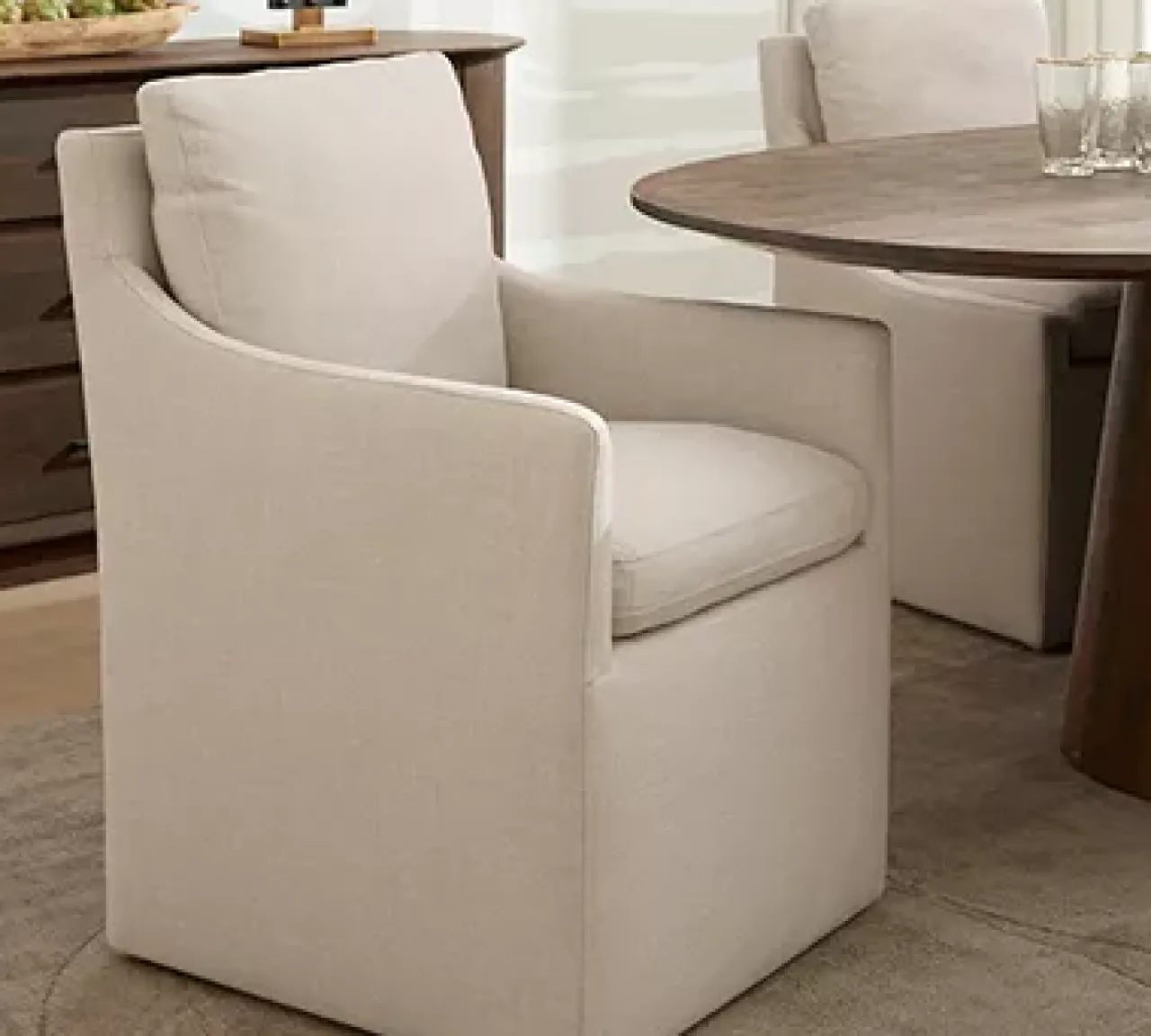 Havertys Nolan Dining Armchair Discount