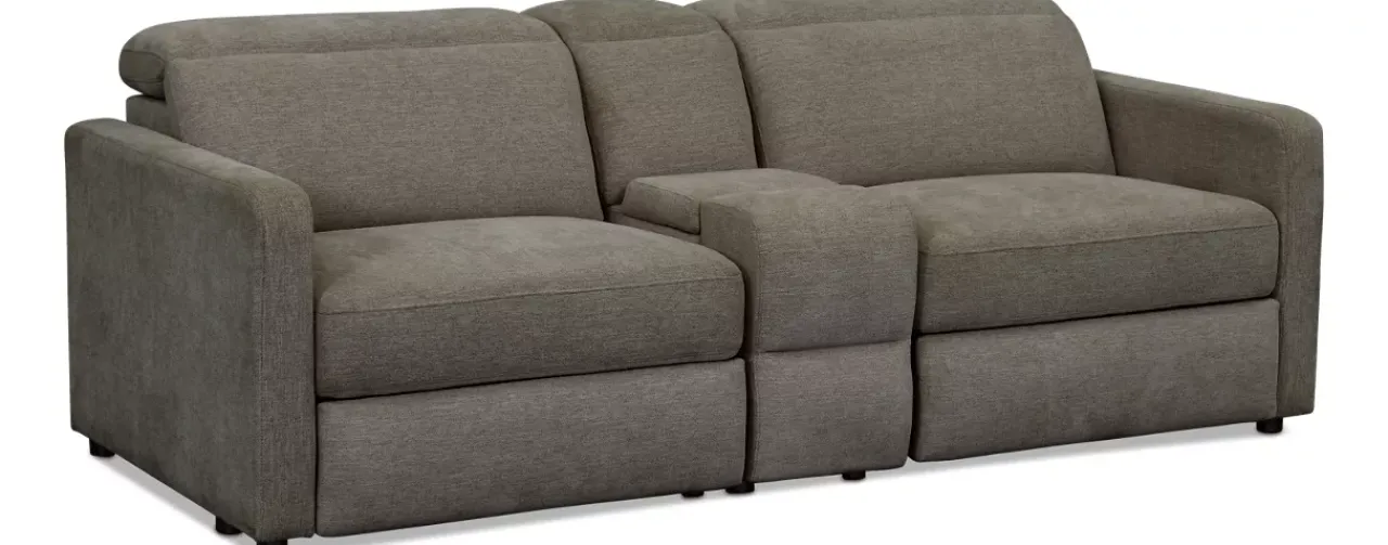 Havertys Nova Loveseat with Console New
